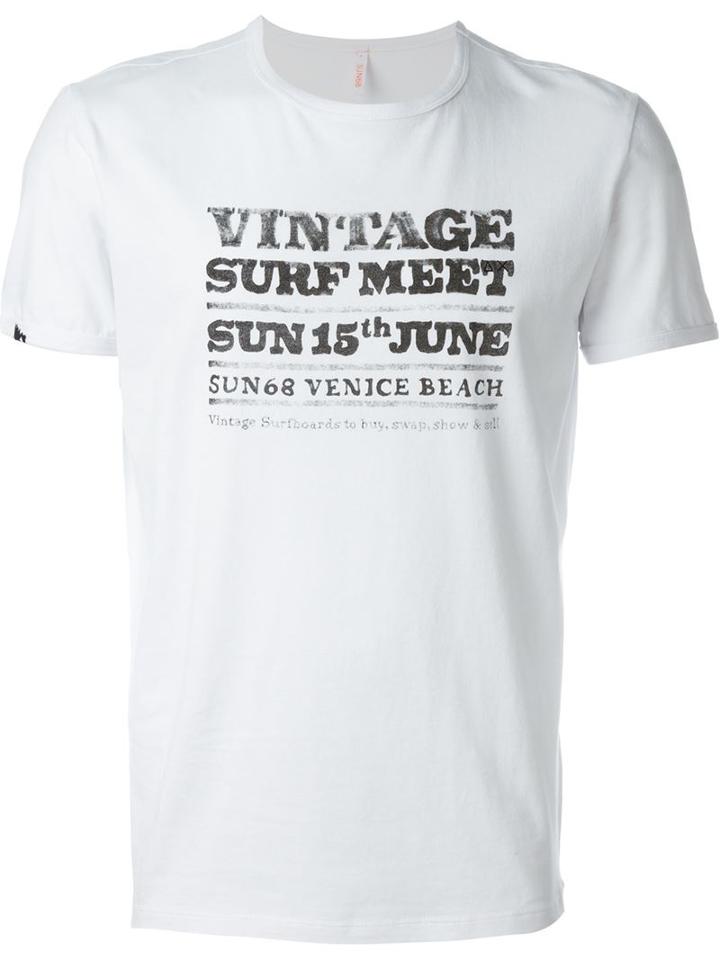 Sun 68 Front Print T-shirt