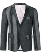 Thom Browne Variegated Repp Fun Mix Sport Coat - Grey