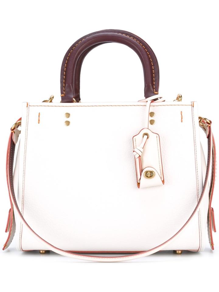 Coach Multiple Straps Tote - White