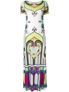 Etro Arabesque Print Maxi Dress, Women's, Size: 38, Spandex/elastane/viscose