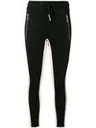 Roqa Stripe Slim-fit Track Trousers - Black