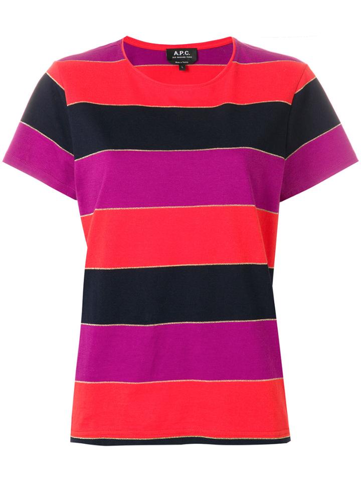 A.p.c. Striped T-shirt - Multicolour