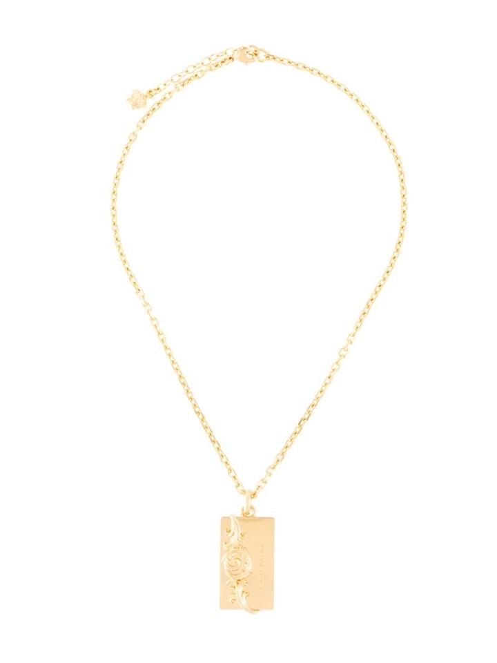 Versace Filigree Pendant Necklace