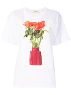 Ports 1961 Flower And Vase Print T-shirt - White