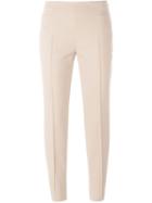 Akris Cropped Trousers, Women's, Size: 36, Nude/neutrals, Cotton/polyamide/spandex/elastane/viscose