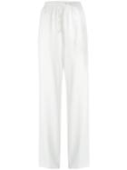Jil Sander Drawstring Trousers, Women's, Size: 36, White, Acetate/viscose/cotton