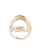 Fjord Brushed-effect Roung Ring - Gold