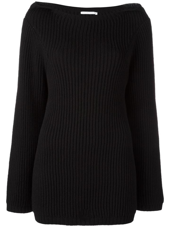 Société Anonyme 'scarf' Pullover, Women's, Size: 2, Black, Merino