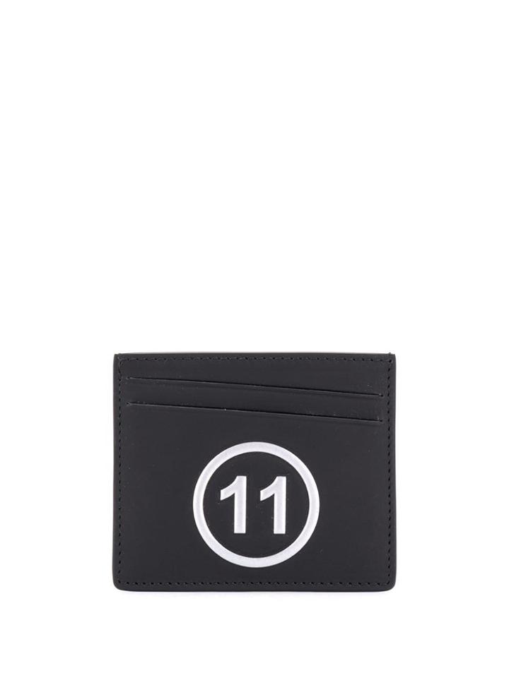 Maison Margiela Logo Printed Cardholder - Black