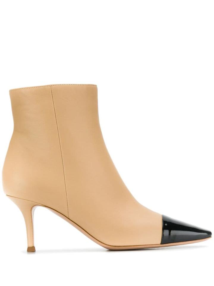 Gianvito Rossi Lucy Ankle Boots - Neutrals