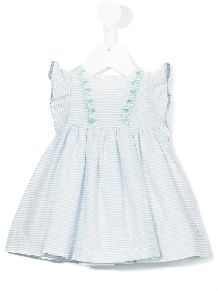 Tartine Et Chocolat - Striped Dress - Kids - Cotton/polyamide/polyester - 36 Mth, Blue