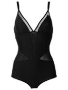 Giuliana Romanno Bodysuit, Women's, Size: P, Black, Elastodiene/polyamide