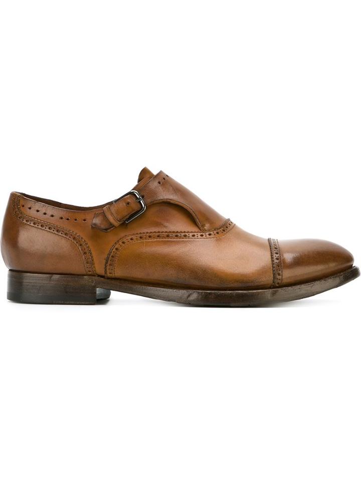 Silvano Sassetti Classic Monk Shoes