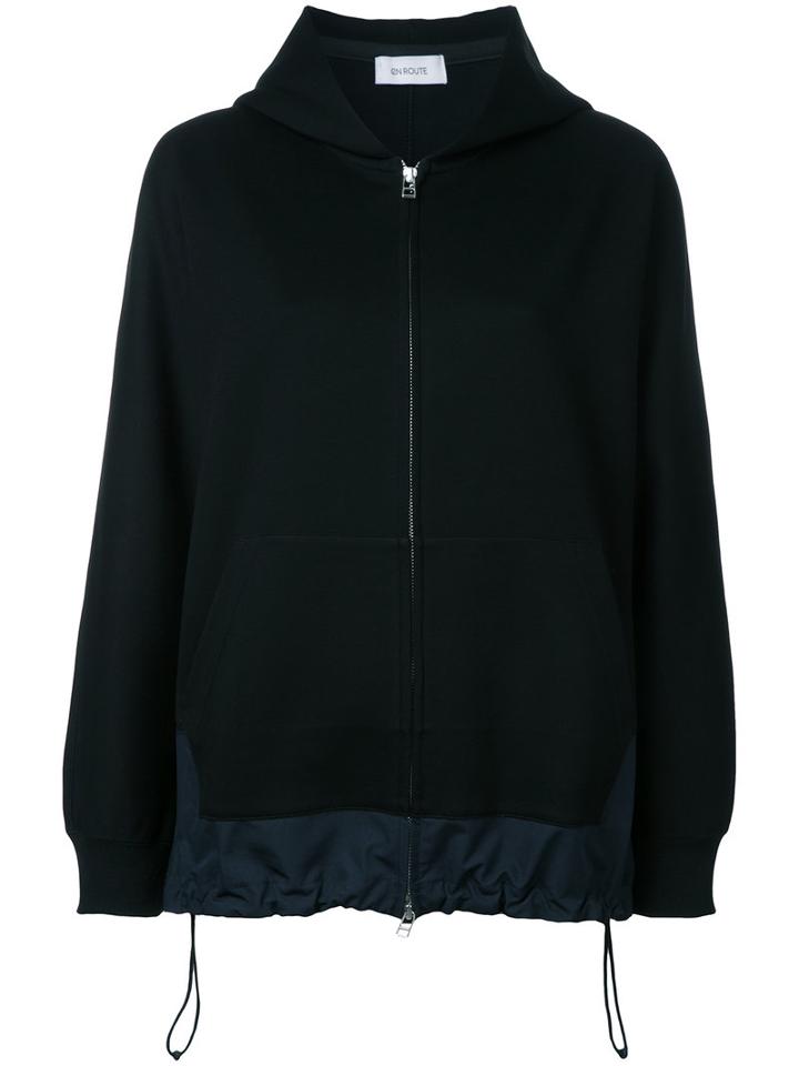 En Route Drawstring Hem Hoodie, Women's, Size: 3, Black, Cotton