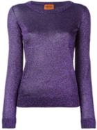 Missoni Glittery Jumper, Women's, Size: 42, Pink/purple, Polyester/cupro/viscose