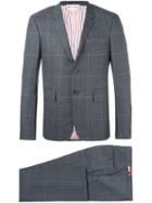Thom Browne Two Piece Suit, Men's, Size: 5, Grey, Cupro/wool