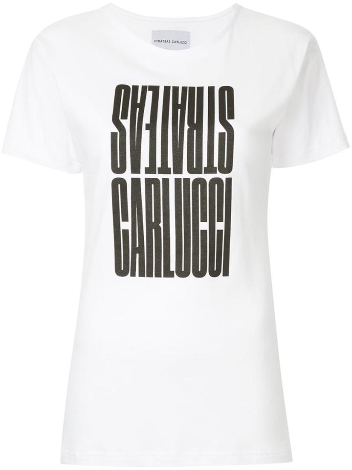 Strateas Carlucci Logo Proto Tee - White