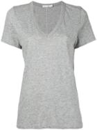 Rag & Bone /jean - V-neck T-shirt - Women - Cotton - S, Grey, Cotton