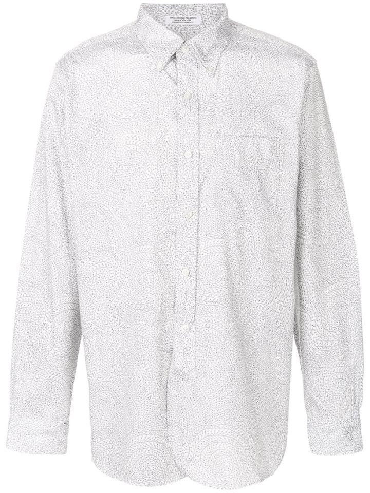 Engineered Garments Abstract Branches Pattern Shirt - White