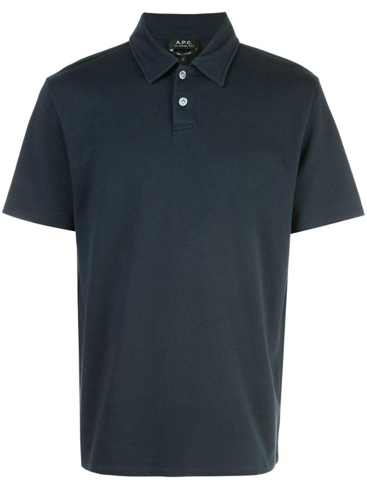 A.p.c. Pavement Polo Shirt - Blue
