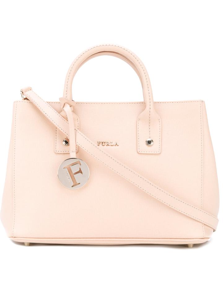 Furla - Mini Linda Tote - Women - Calf Leather - One Size, Nude/neutrals, Calf Leather