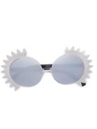 Linda Farrow Sun Sunglasses, Women's, Grey, Acetate