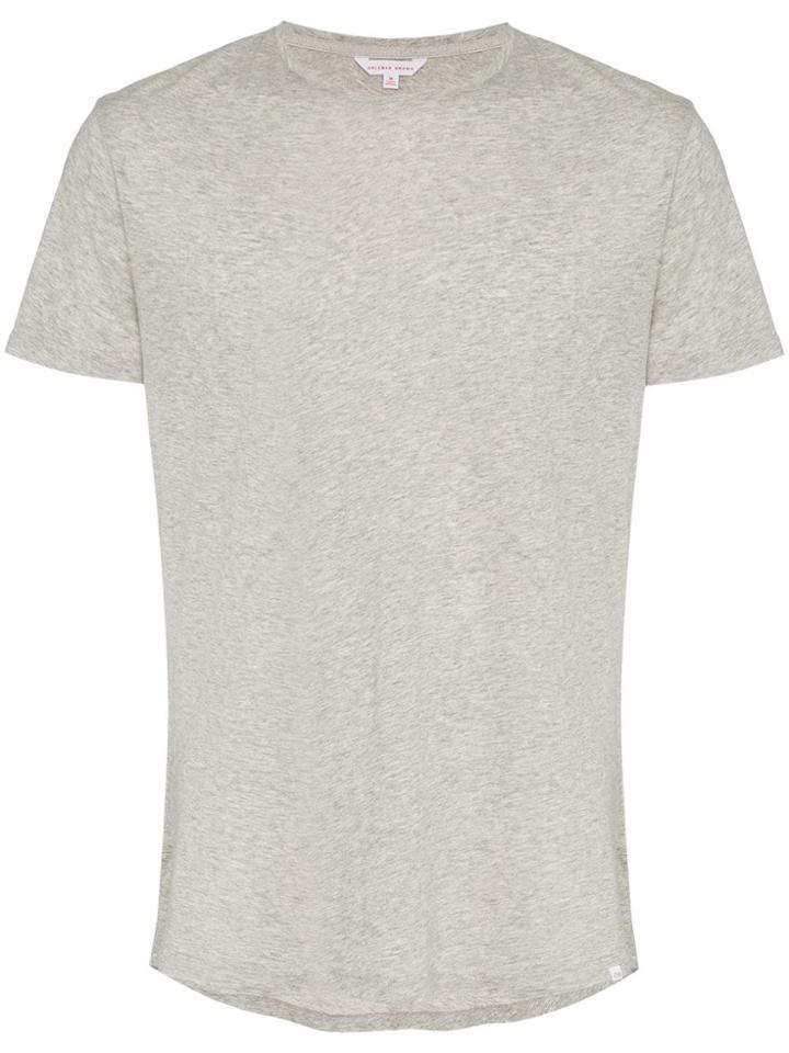 Orlebar Brown Short Sleeved Cotton T-shirt - Grey