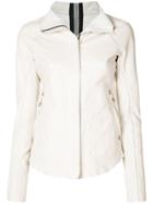 Isaac Sellam Experience High Collar Leather Jacket - Nude & Neutrals