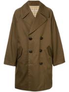 Hed Mayner Oversized Trench Coat - Green