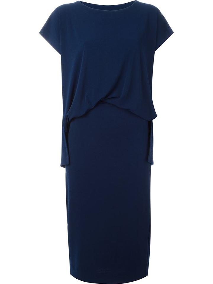 By Malene Birger Draped Shortsleeved Dress