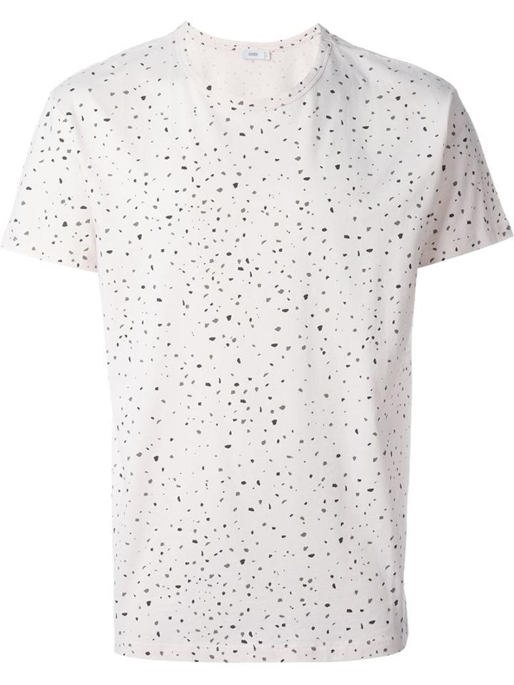Closed Spotted T-shirt, Men's, Size: M, Pink/purple, Cotton