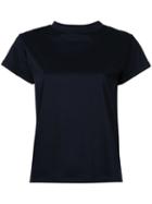 Estnation - High Neck T-shirt - Women - Cotton - 38, Blue, Cotton