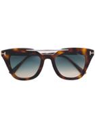 Tom Ford Eyewear Anna 02 Sunglasses - Brown