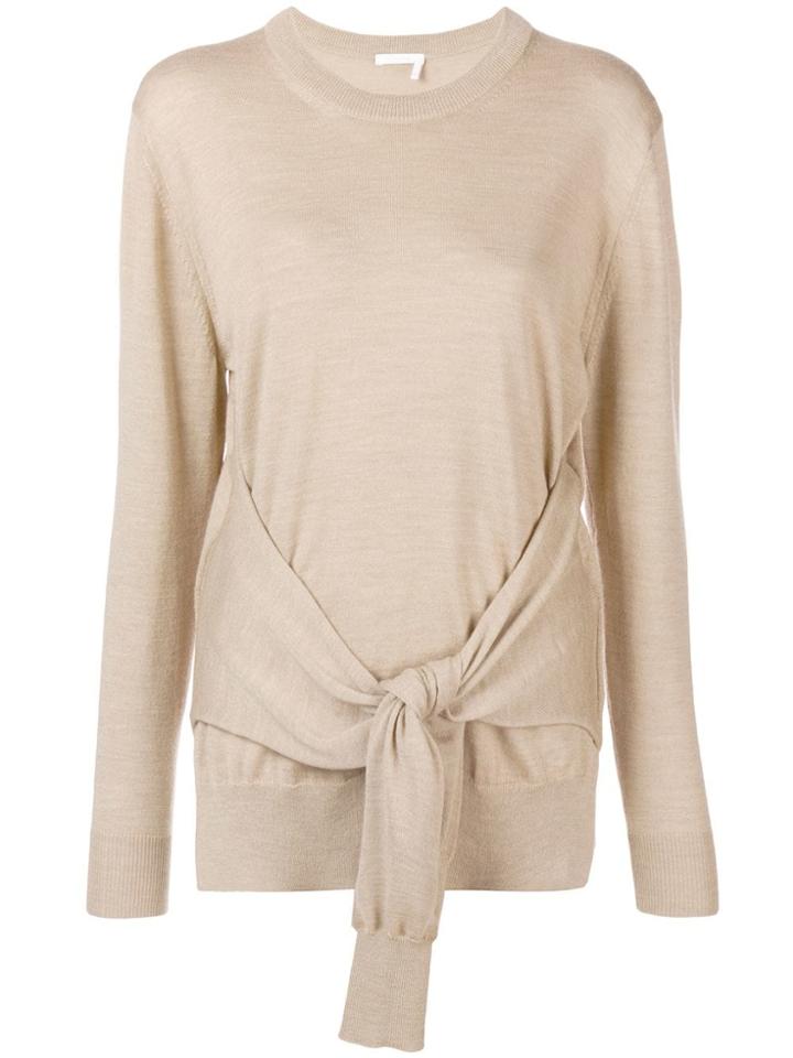 Chloé Knot-detail Sweater - Neutrals