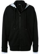 No21 Printed Zip Hoodie - Black