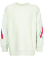 Facetasm Stripe Sleeve Sweatshirt - Yellow & Orange
