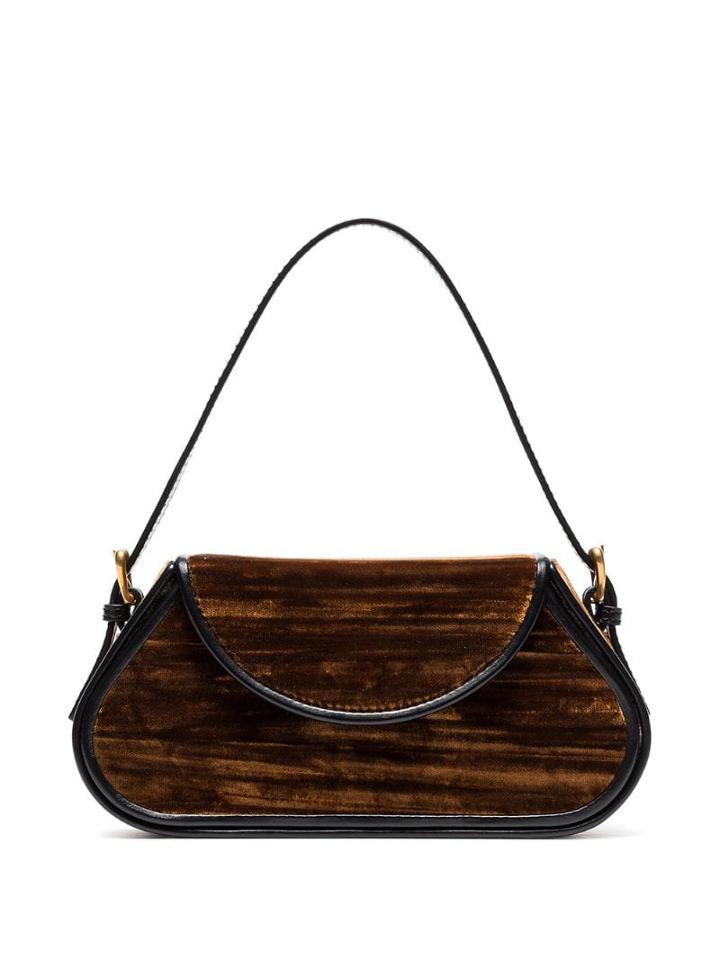 By Far Uma Mini Shoulder Bag - Brown