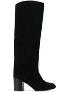 Stuart Weitzman Knee-length Chunky Heel Boots - Black