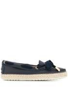 Tod's Bow Detail Loafers - Blue