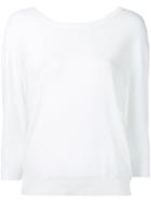 Le Ciel Bleu - Soubari 2way Knit Top - Women - Polyester/rayon - 36, White, Polyester/rayon