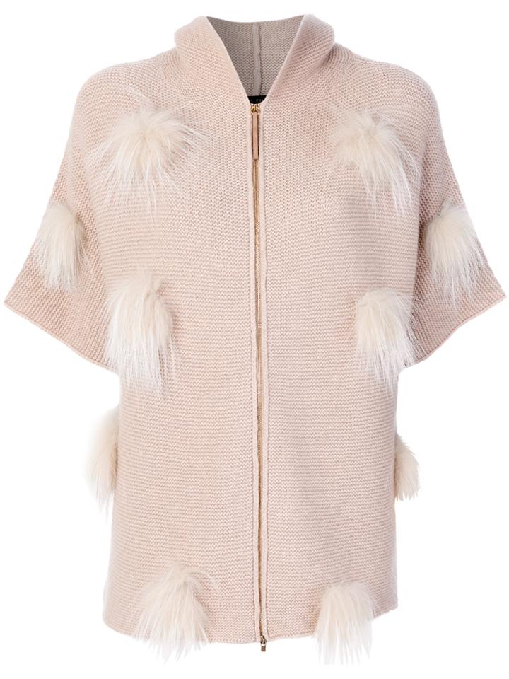 Fabiana Filippi Textured Cardigan - Nude & Neutrals