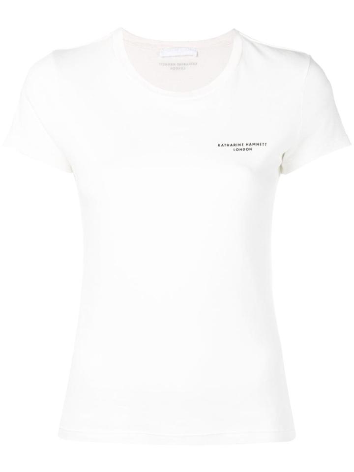 Katharine Hamnett Logo Print T-shirt - White