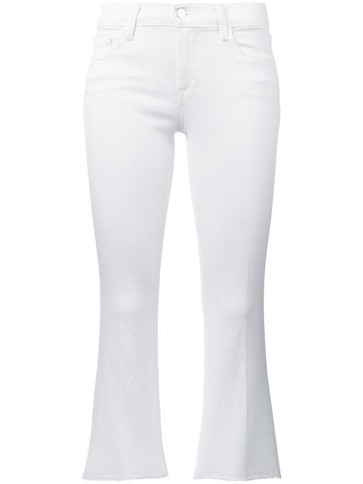 J Brand Cropped Jeans - White