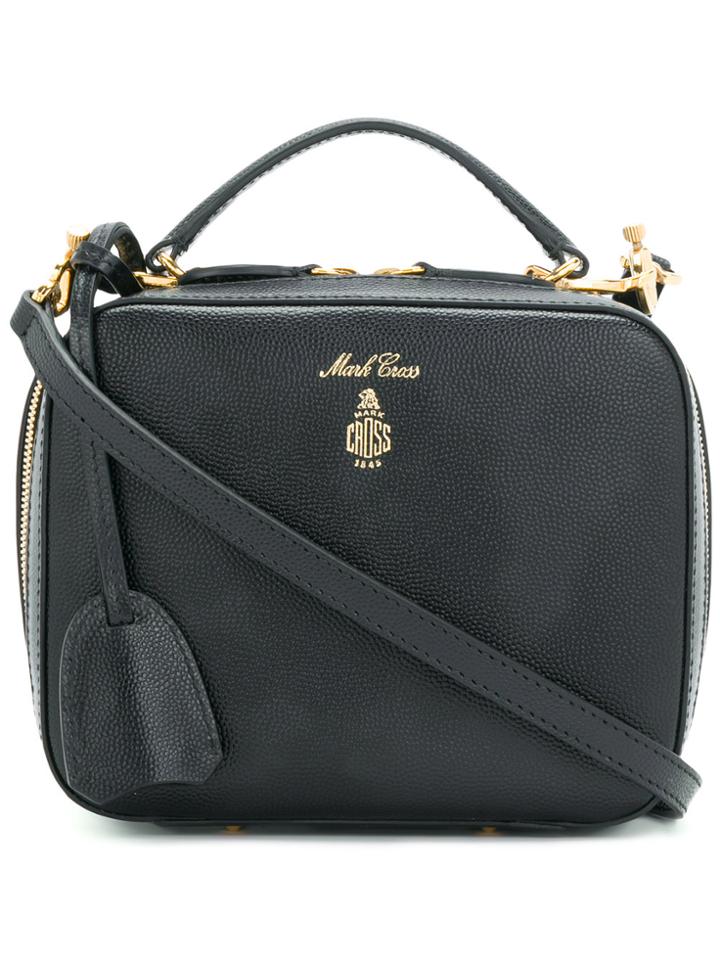 Mark Cross Small Box Shoulder Bag - Black