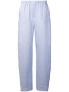 Emporio Armani Wide-leg Trousers - Blue