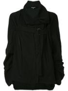 Ann Demeulemeester Asymmetric Oversized Jacket - Black