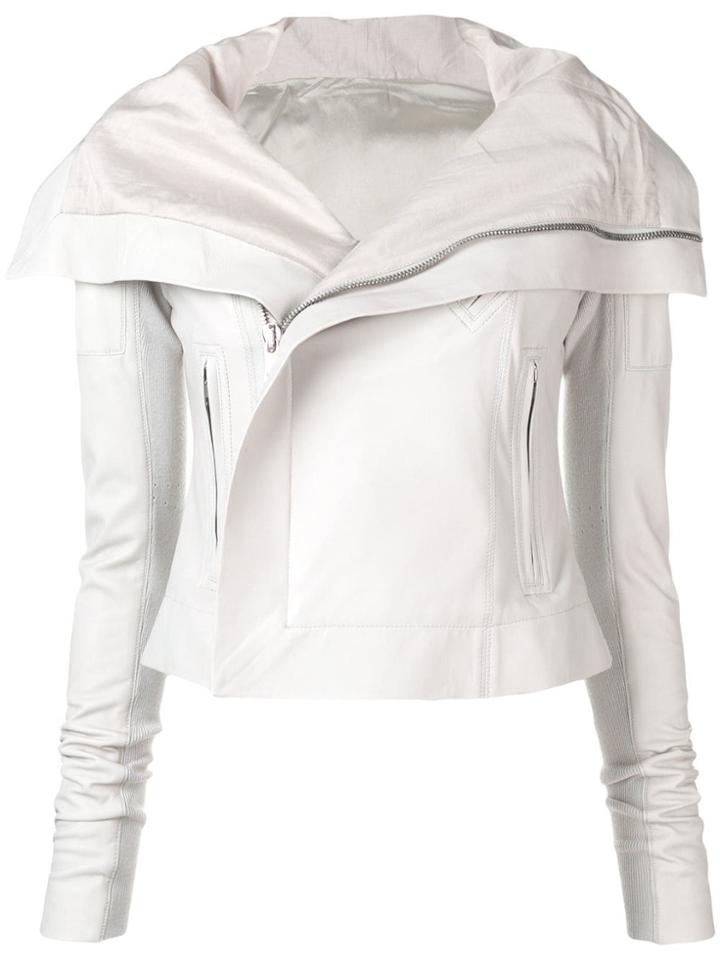Rick Owens Moto Jacket - Grey