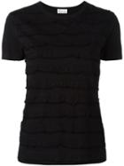 Red Valentino Polka Dot Ruffle T-shirt