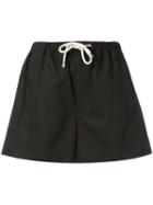 Helmut Lang - Drawstring Shorts - Women - Cotton - Xs, Black, Cotton