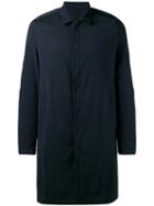 Wooyoungmi - Classic Buttoned Coat - Men - Elastodiene/polyamide/wool - 52, Blue, Elastodiene/polyamide/wool